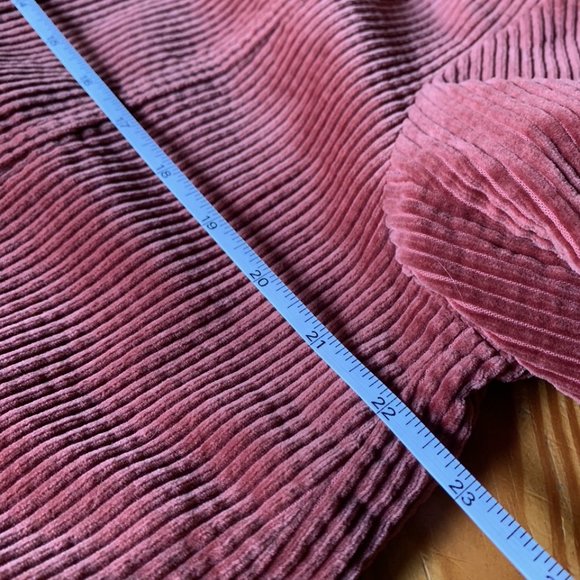 Brand new J.Jill Cinnabar velvet hooded corduroy swing jacket coat M $219 - Picture 6 of 10